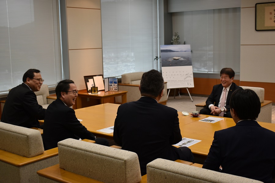 感謝状贈呈後の歓談