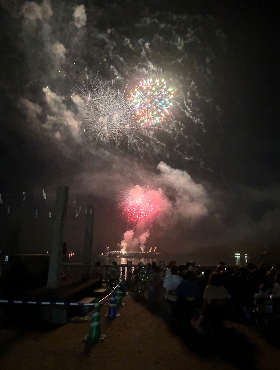 花火大会の様子