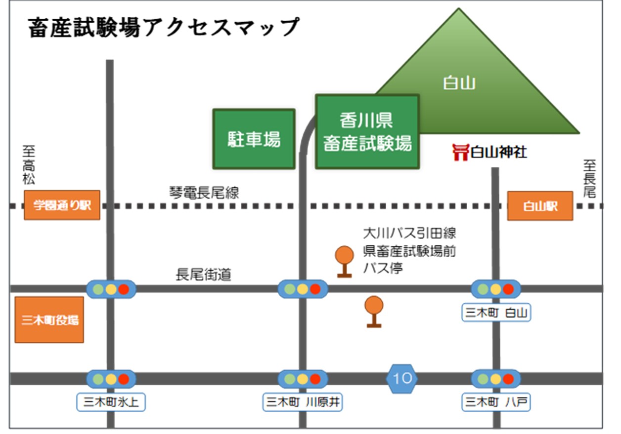 畜産試験場アクセス図