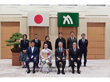 表彰式の集合写真