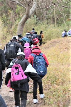 昨年度の登山の様子