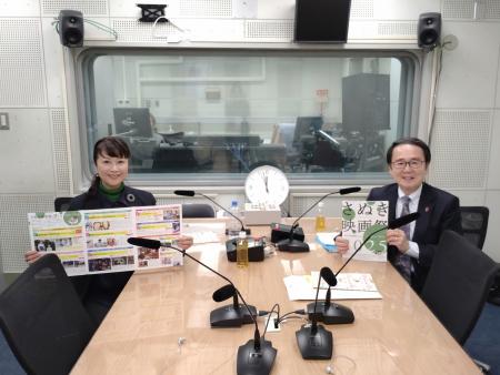 1月29日放送分の収録の様子写真