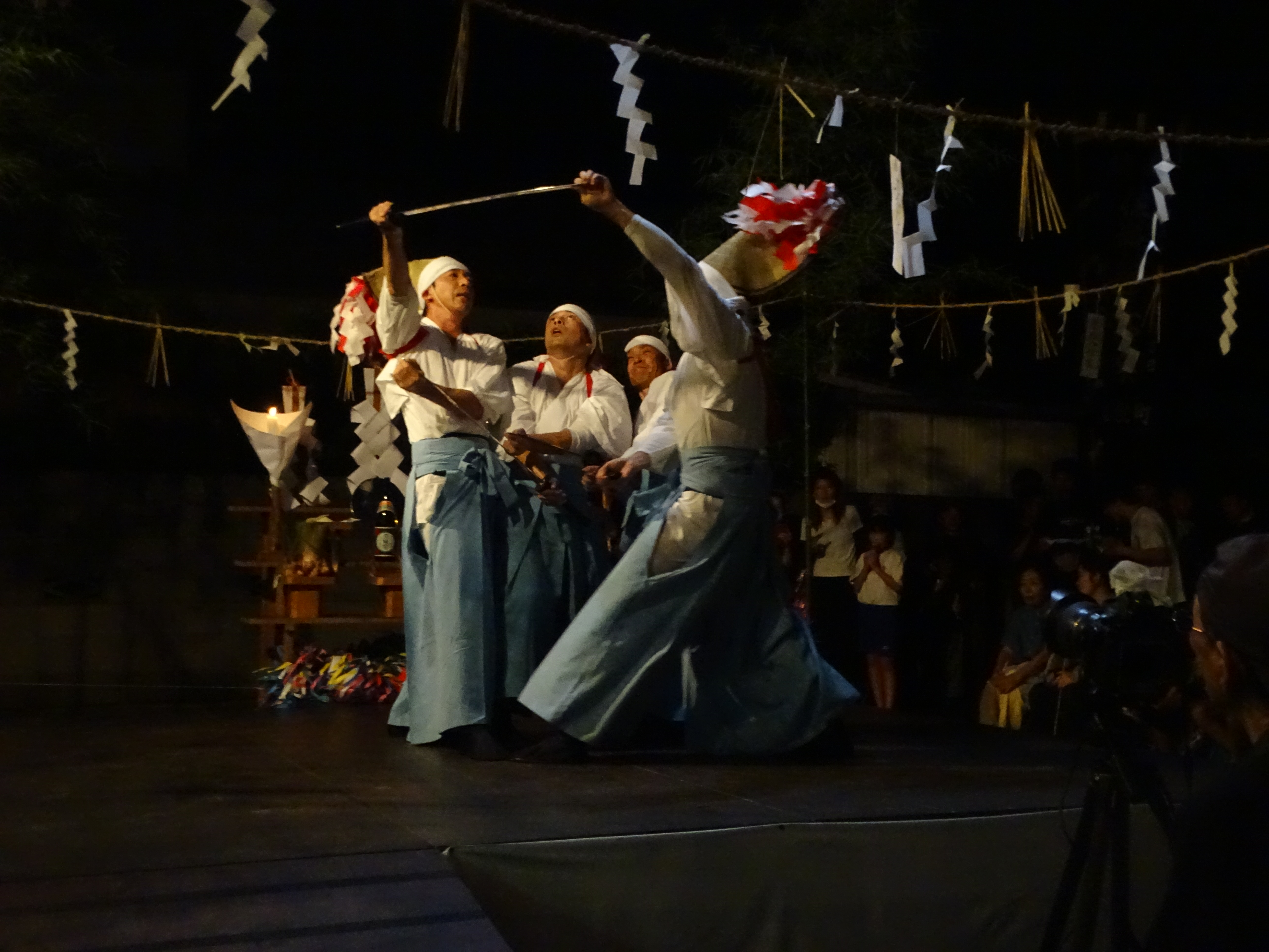 佐料の編笠神楽（高松市鬼無町）