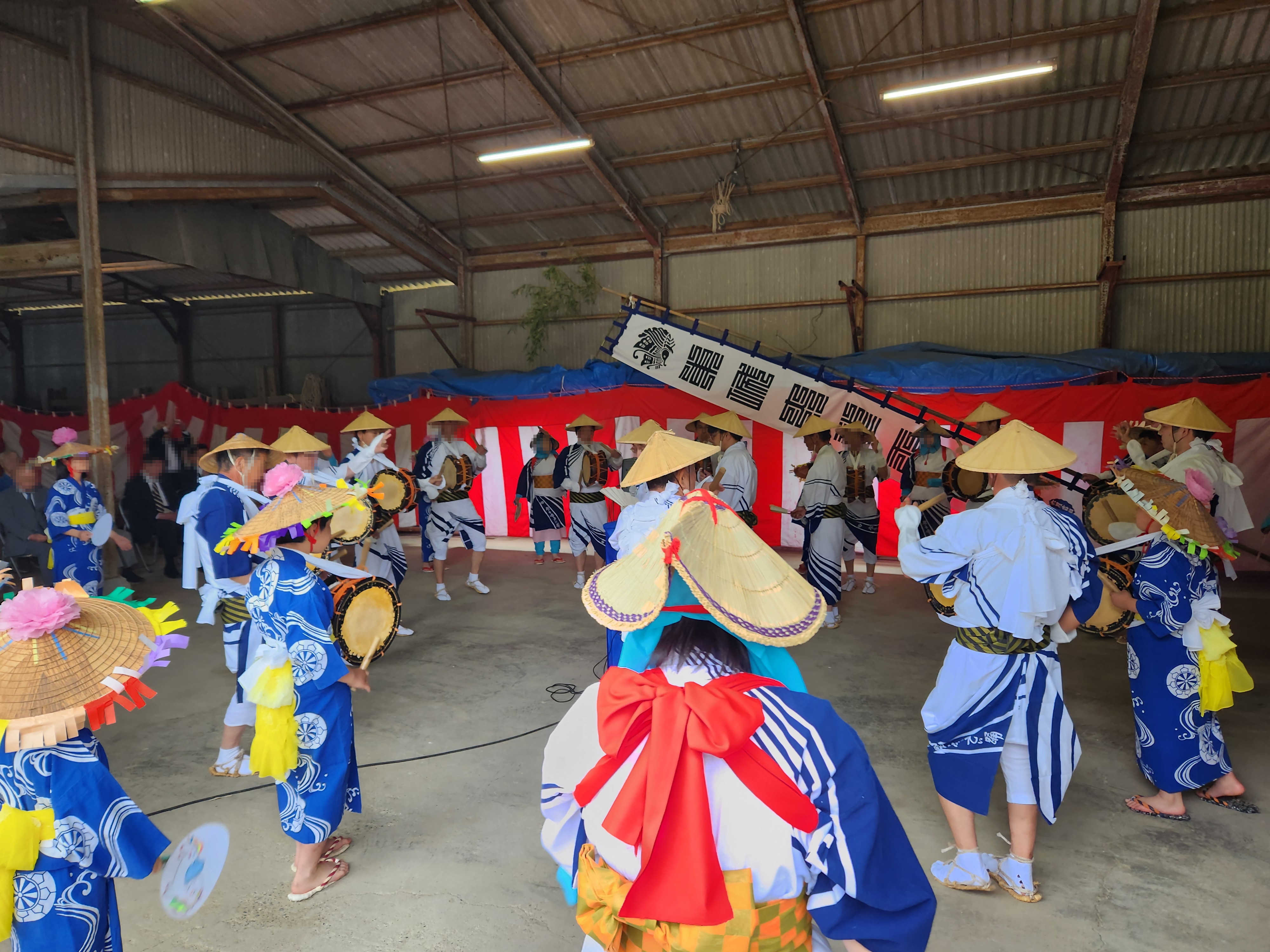 田野々雨乞踊（2024年撮影）