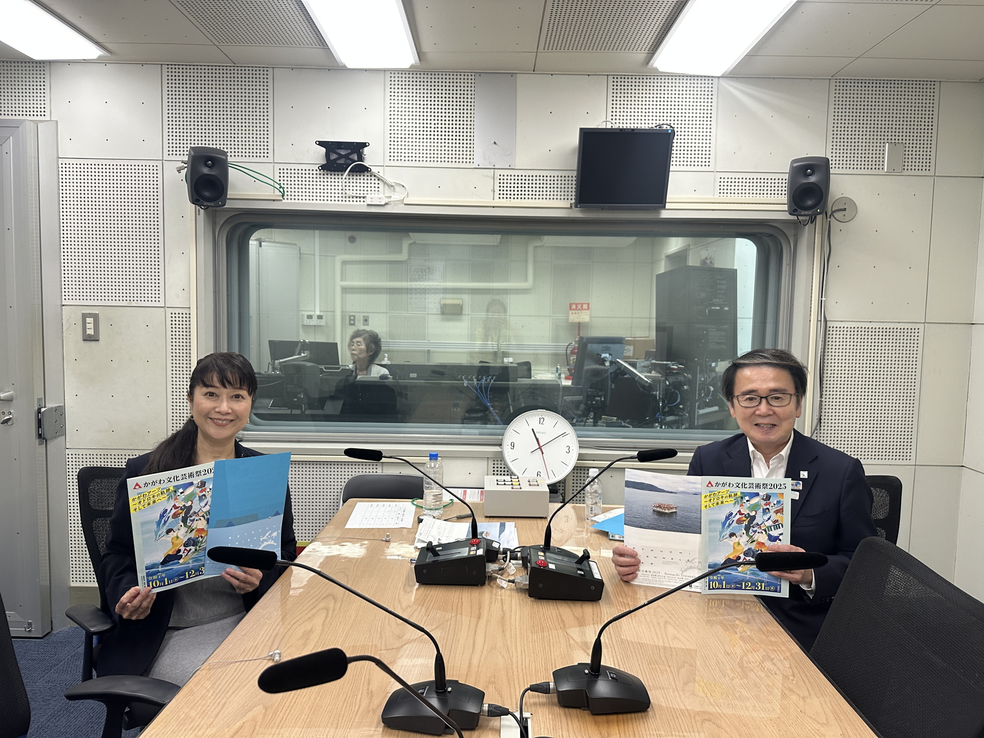 ラジオ収録風景