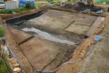 弥生時代の河川跡