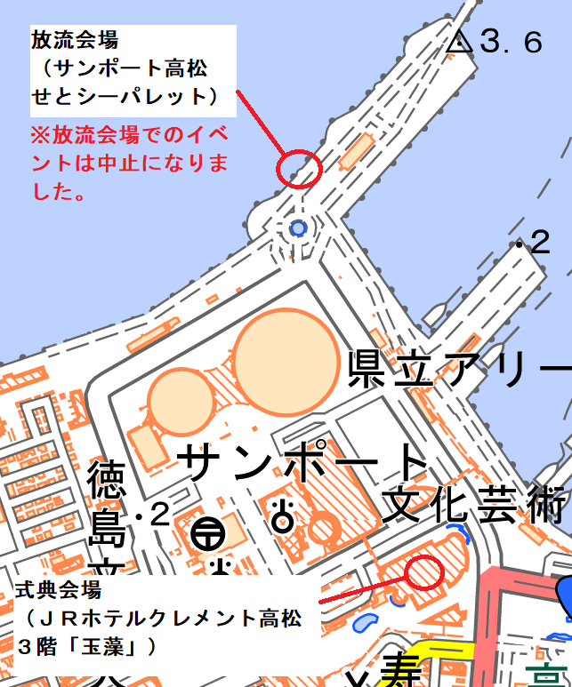 会場周辺地図