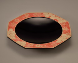 彫漆盛器「早春」松原弘明